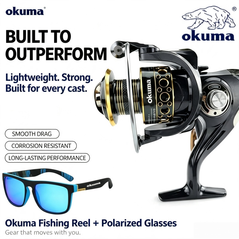 Ice Fishing Reel - Carretilha de Pesca OKUMA, Carretilha de