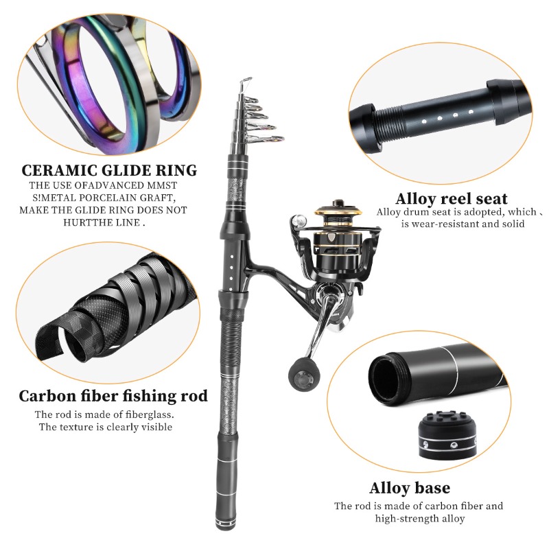 Vara de Pesca Telescópica de F - Reel Spare Spool avaliação e preço