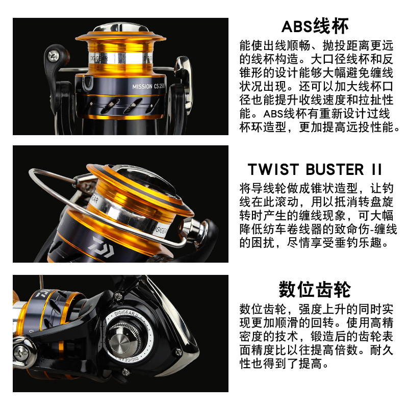 Carretel de pesca DAIWA MISSIO - Reel Spare Spool avaliação e preço