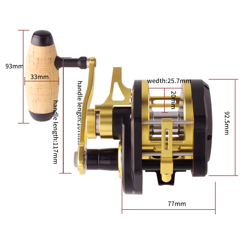 Carretilha de Pesca RUKE Metal - Reel Drag Knob avaliação e preço
